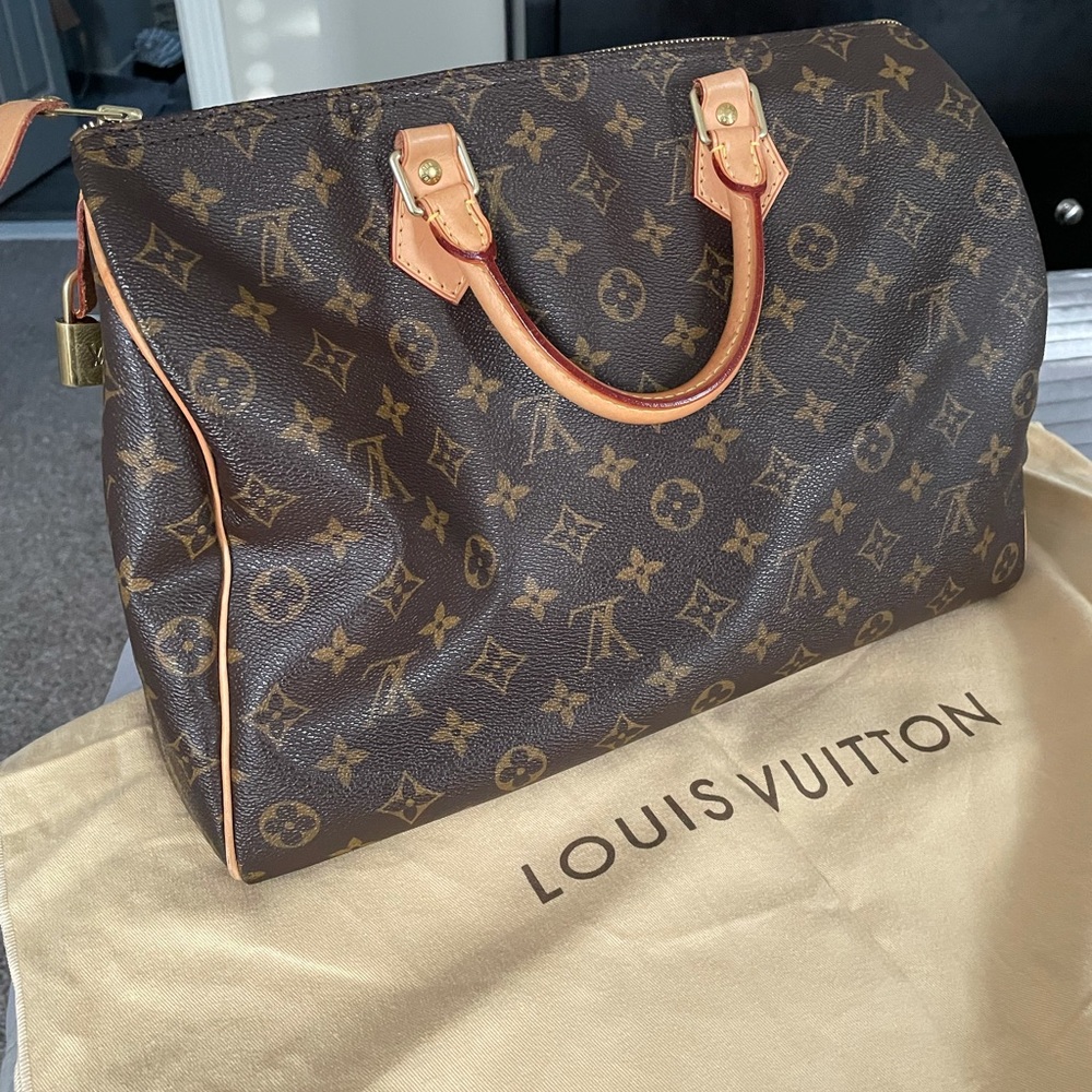 Authentic Louis Vuitton Speedy 35-Monogram